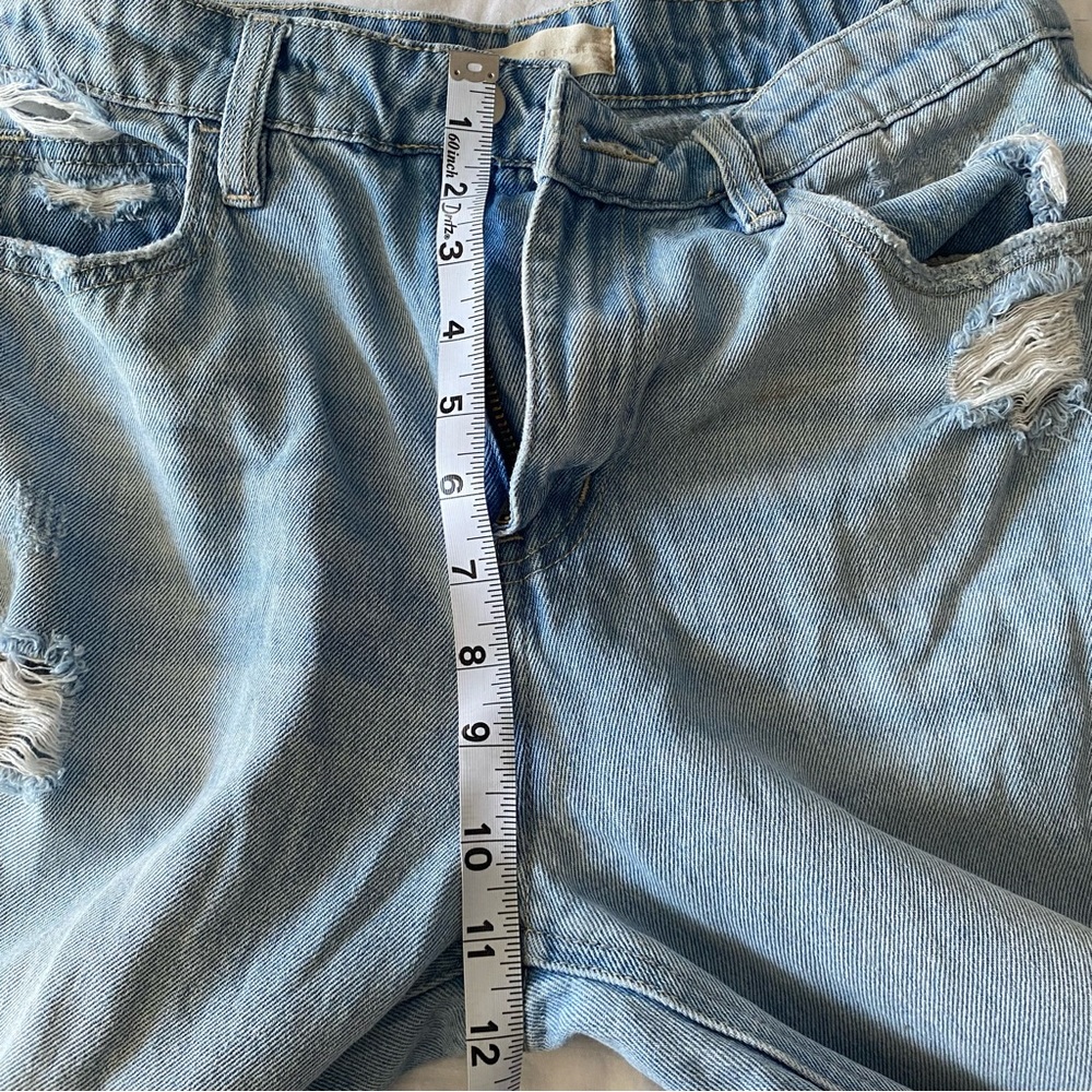 Altar'd State Jeans Women’s 27 Distressed Blue Cotton 34” Casual Juniors - Picture 6 of 11